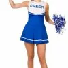 Blue/White Cheerleader Costume