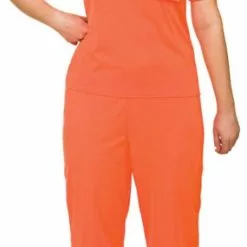 Orange Convict Ladies Costume