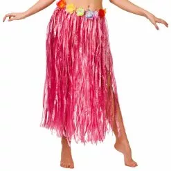 Ladies Pink Hula Skirt