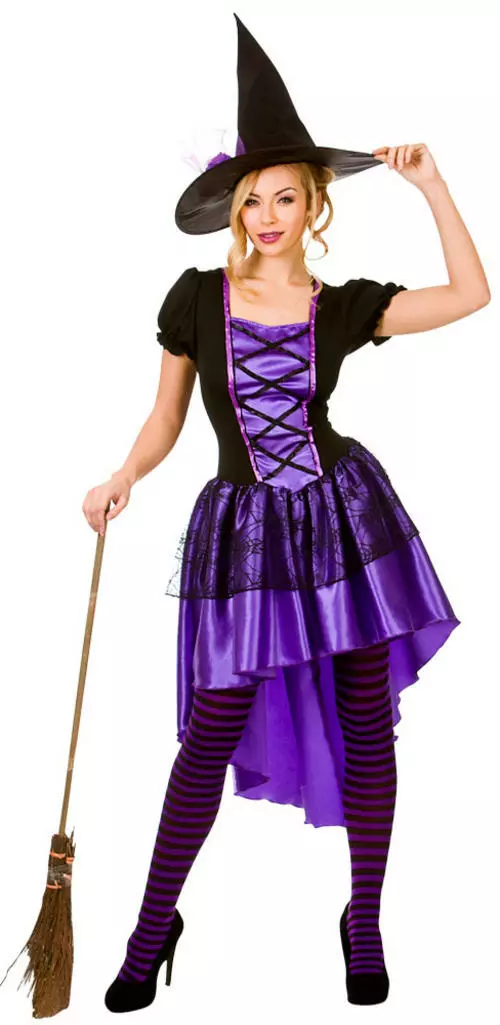 Ladies Glamorous Witch Costume 2 Ladies Glamorous Witch Costume - Image 2