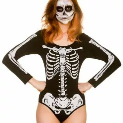 Skeleton Leotard Ladies Costume Accessory