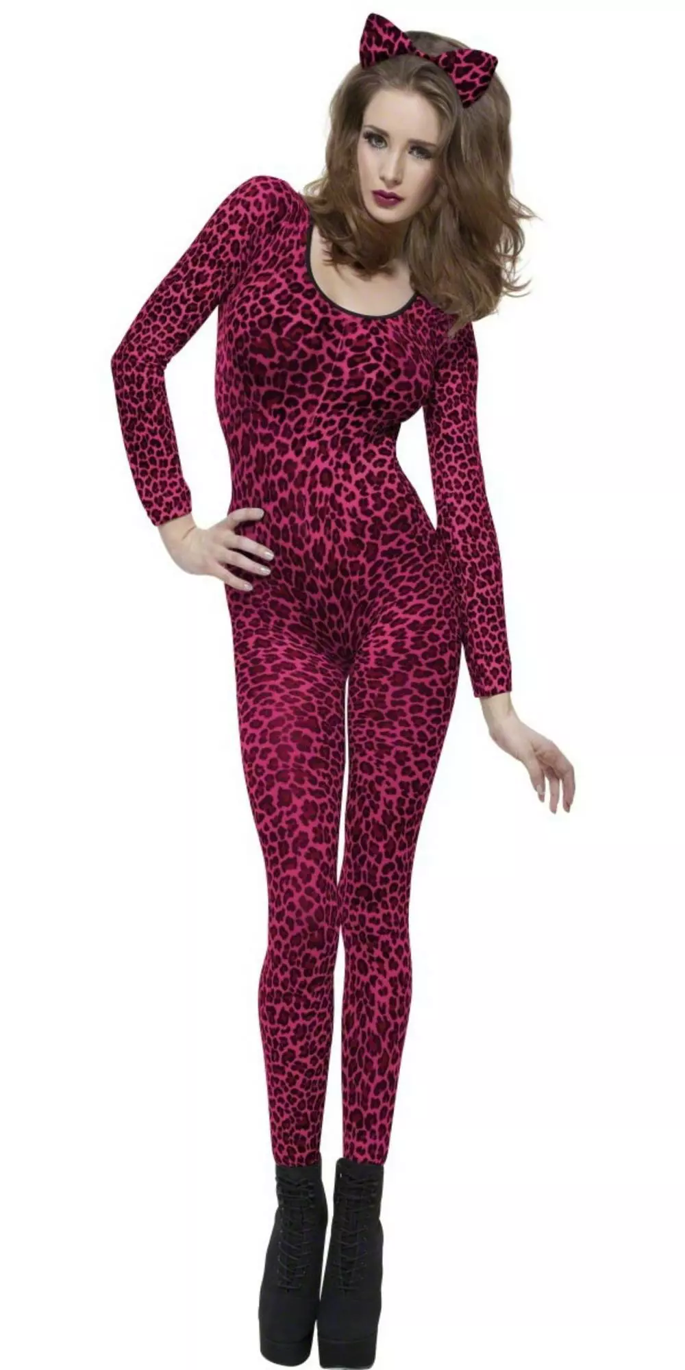 Leopard Print Bodysuit Costume 6 Leopard Print Bodysuit Costume - Image 6