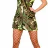 Ladies Sexy Army Girl Costume