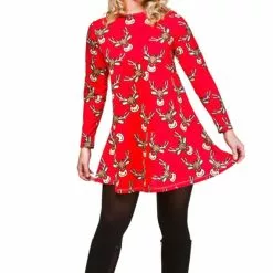 Reindeer Christmas Dress