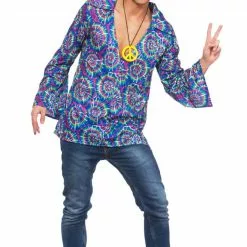 Funky Hippie Shirt Mens Costume