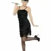 Fringe Flapper Black Dress