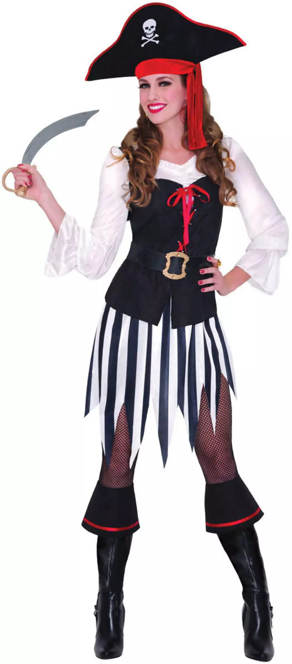High Seas Sweetheart Pirate Costume 1 High Seas Sweetheart Pirate Costume