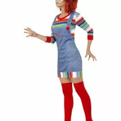 Chucky Halloween Fancy Dress -All Ladies Costumes Sales lrgscaleladies20chucky20side20left