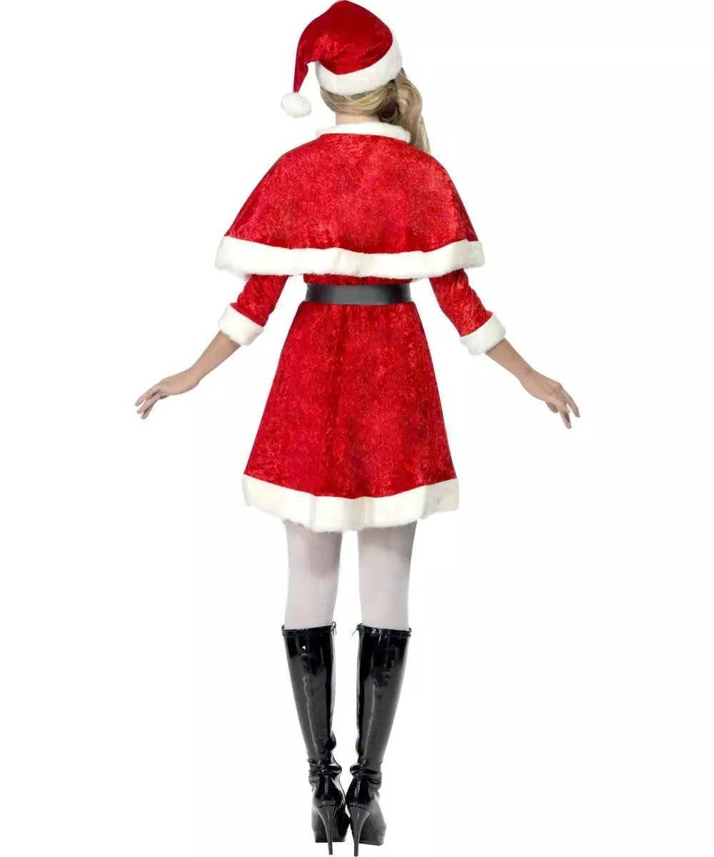 Deluxe Miss Santa Christmas Costume 3 Deluxe Miss Santa Christmas Costume - Image 3