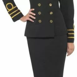 Ladies Navy Officer Uniform Fancy Dress Costume
