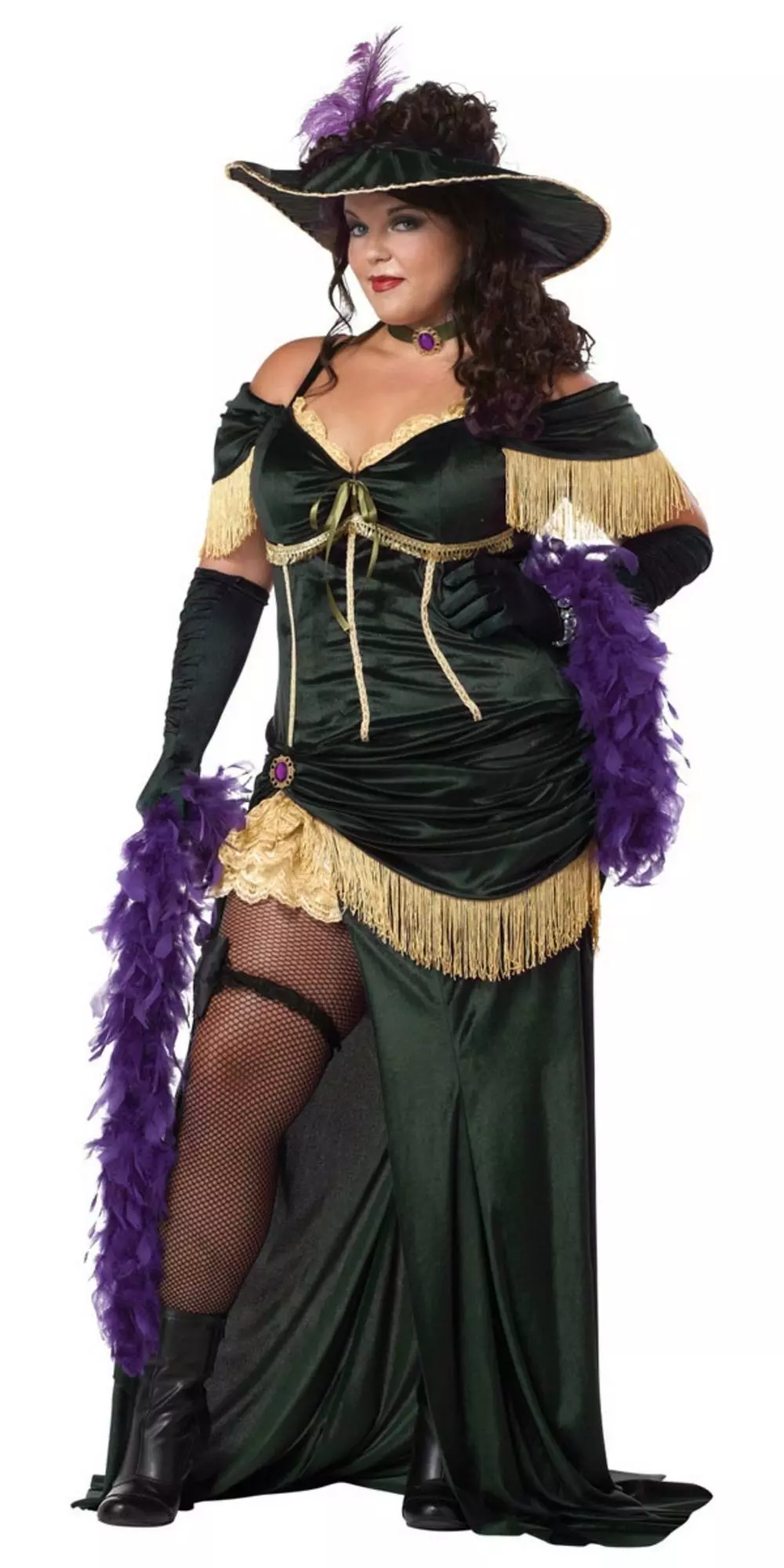 Plus Size Saloon Madame Costume 1 Plus Size Saloon Madame Costume