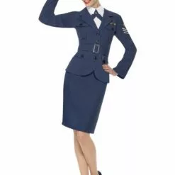 WW2 Air Force Female Captain Costume